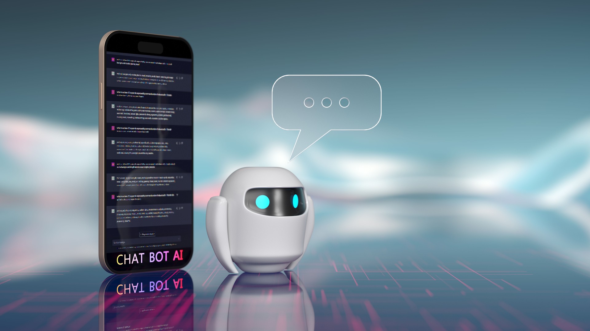 AI chatbot - Artificial Intelligence innovation digital concept